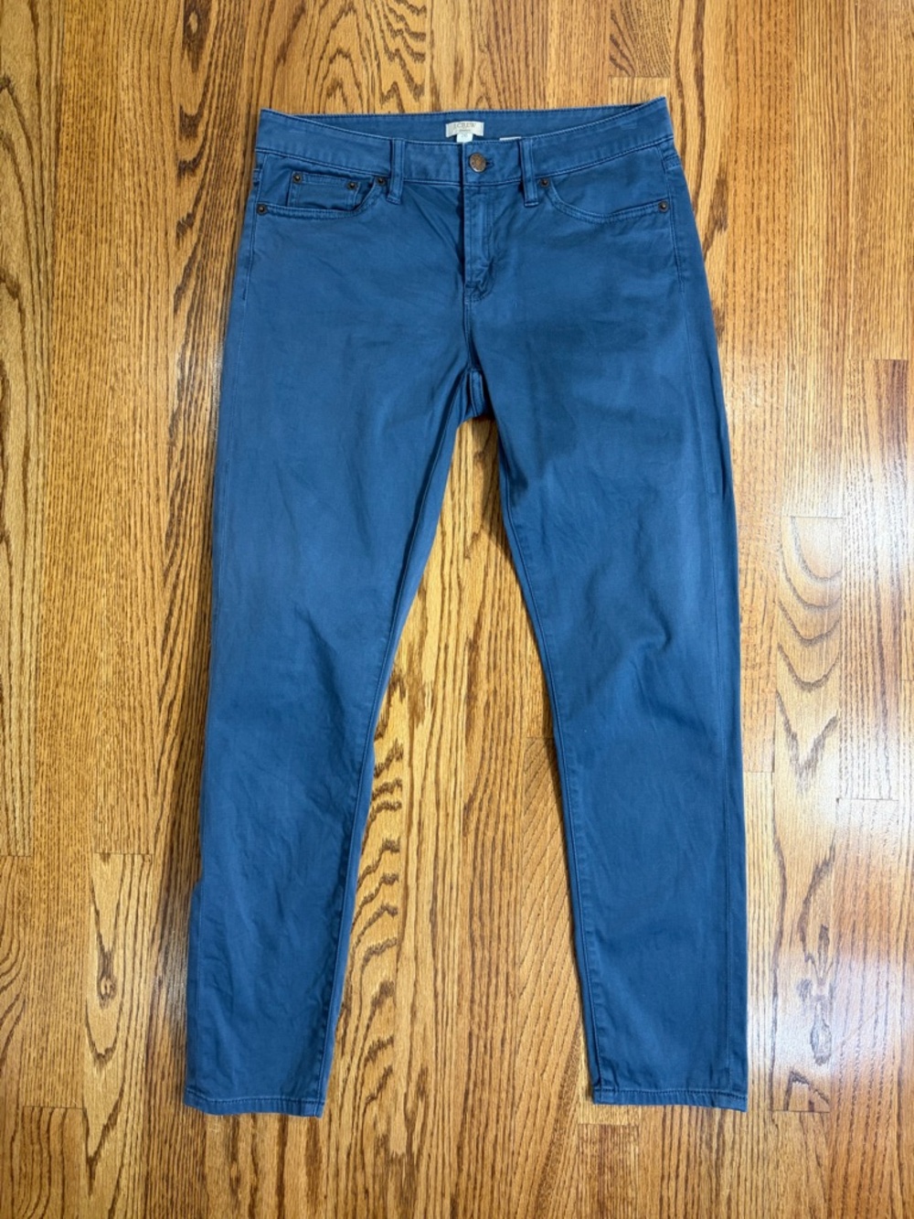 J. Crew Deep Blue Stretch Chinos (26)